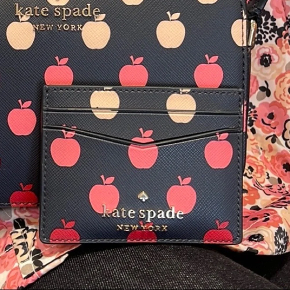 Kate Spade Staci Small Slim Card Holder Orchard Degrade Multi